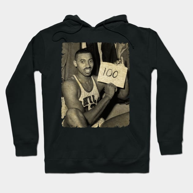 Wilt Chamberlain, 100 Hoodie by Wendyshopart